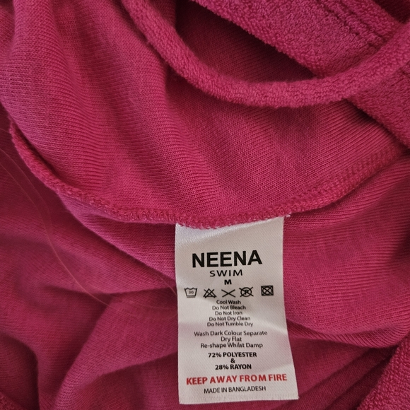 NWT/Oh Polly / Neena Swim Sokhanya Asymmetric Cover Up Mini Skirt & Bikini - Picture 4 of 7